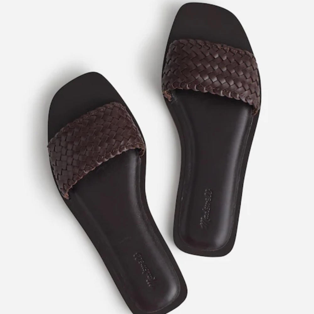 Madewell Dark Brown Woven Sandals